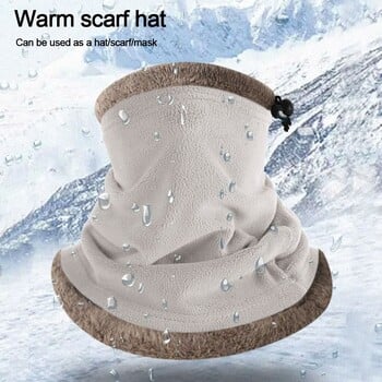 Χειμερινό Camping Velvet Thermal Neck Gaiter Ski Tube Κασκόλ Snowboard Κάλυμμα μισού προσώπου για άνδρες και γυναίκες Φουλάρι προσώπου για εξωτερικούς χώρους, ανθεκτικό στο κρύο