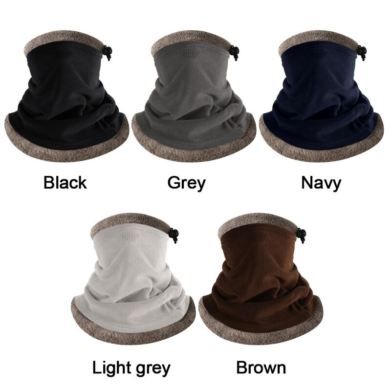 Žiemos kempingas Velvet Thermal Neck Gaiter slidinėjimo vamzdžių šalikas Snieglentės pusės veido uždangalas vyrams ir moterims Lauko šalčiui atsparus veido šalikas