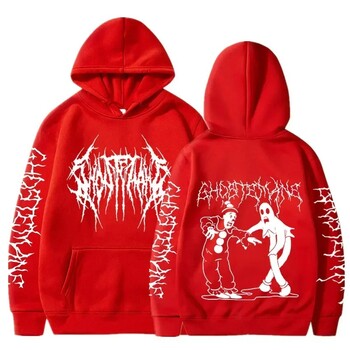 Ghostemane Hoodies Мъже, Жени, Пролет, Есен, Модни суичъри, качулки, хип-хоп суичъри, суичъри, мъжко облекло, рапърски суичъри, готически палта