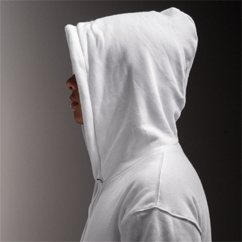 Heavenly Hands Χριστιανικά Ανδρικά Μόδα Φούτερ με σταυρό στάμπα Μαύρο Λευκό Πουλόβερ Jesus Tops