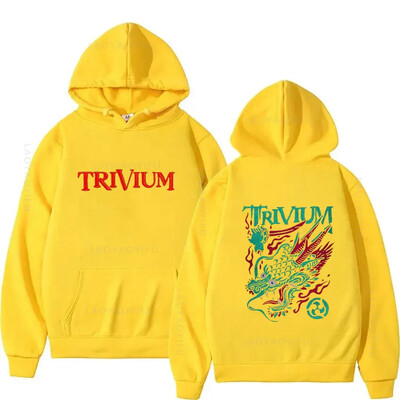 Ανδρικό πουκάμισο με κουκούλα με κουκούλα με κουκούλα Trivium Ανδρικά φθινοπωρινά ρούχα με κουκούλα Νέα φούτερ Y2k Graphic & πουλόβερ Essentials