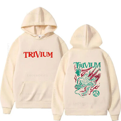 Ανδρικό πουκάμισο με κουκούλα με κουκούλα με κουκούλα Trivium Ανδρικά φθινοπωρινά ρούχα με κουκούλα Νέα φούτερ Y2k Graphic & πουλόβερ Essentials