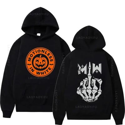 Motionless in White Theme Marškiniai su gobtuvu Hoody megztiniai Vyriški megztiniai Grafiniai megztiniai Vyriški gobtuvai Drabužiai Rudens pagrindai