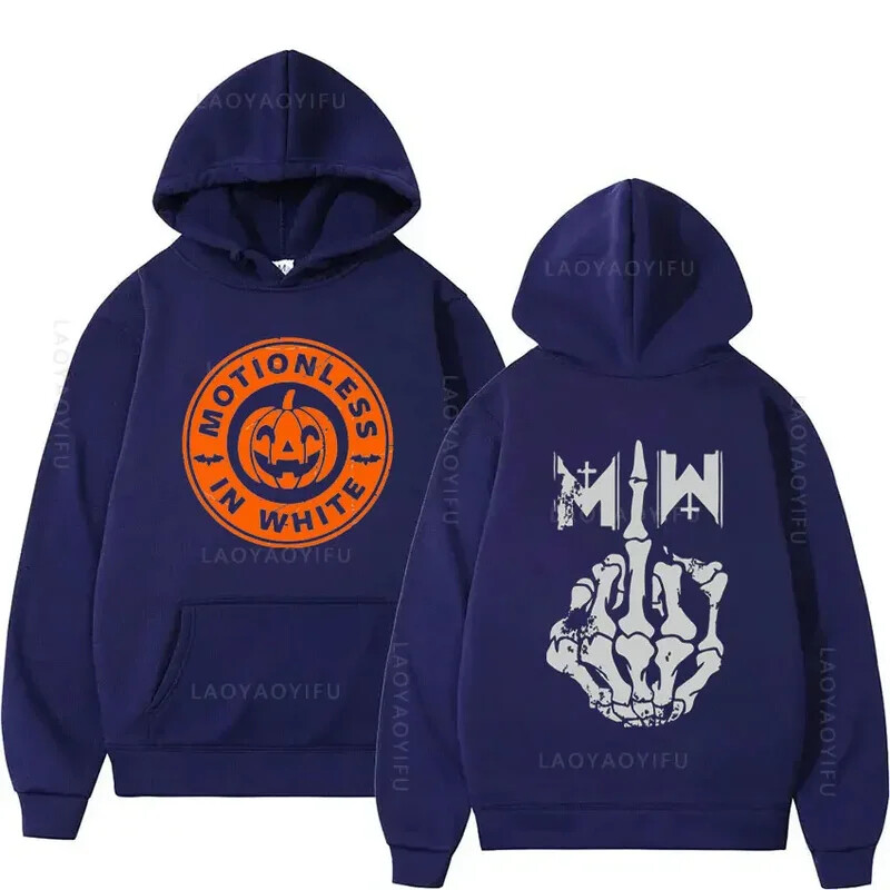 Motionless in White Theme Marškiniai su gobtuvu Hoody megztiniai Vyriški megztiniai Grafiniai megztiniai Vyriški gobtuvai Drabužiai Rudens pagrindai