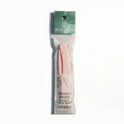 1/3 vnt. Saugus sulankstomas moteriškas veido skustuvas antakių kirpimo peiliukas nuo įbrėžimų skustuvo makiažo įrankiai antakių kirpimo priemonė veido skustuvas moterims