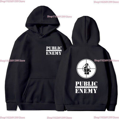 Zipper Hoodies ανδρική ΜΟΥΣΙΚΗ Ραπ Public Enemy φλις μακρυμάνικο ροκ ανδρικά αθλητικά skateboard αθλητικά hoodie