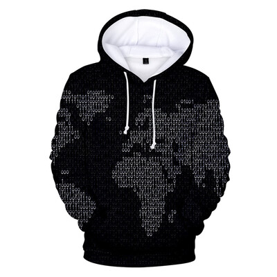 Παγκόσμιος Χάρτης Γραφικά ανδρικά ρούχα με κουκούλα 3D Age of Discovery τυπωμένη νέα σε φούτερ Γυναικείες μπλούζες πουλόβερ Harajuku Fashion y2k