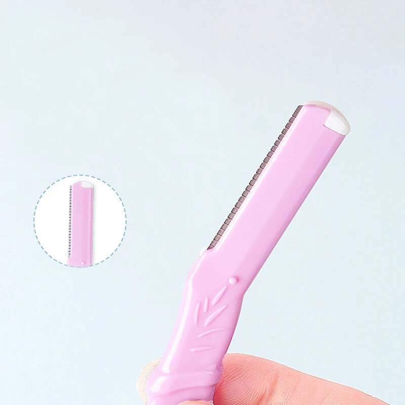 Yunduogirl 6/10 vnt Panda Flamingo antakių kirpimo priemonė Safety Mini nešiojamasis neskausmingas veido skustuvas akių antakių kirpimo priemonė