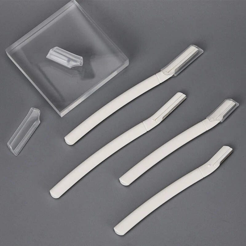 Dermaplane skustuvas moterims veidui, profesionalus dermaplanavimo įrankis, veido skustuvas, persikų pūkelių ir plaukelius šalinantys antakių skustuvai