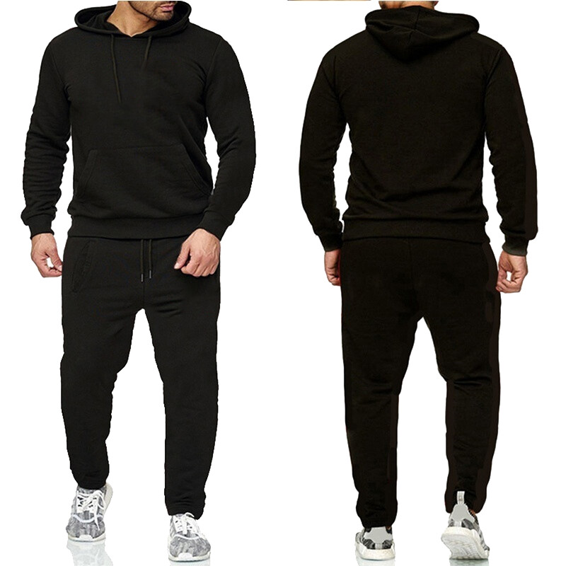 Pánske/Dámske mikiny s kapucňou, nohavice, 2 ks/sady, mikiny, tepláky, pánske cvičebné potreby, fitness topy, nohavice, tepláky, športové oblečenie, teplákové súpravy