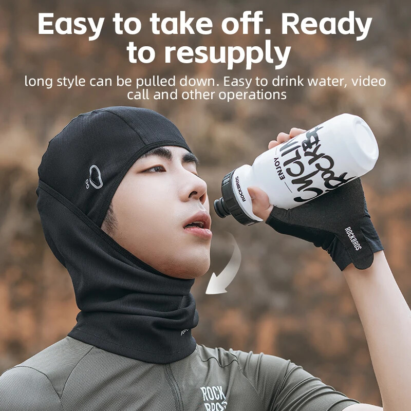 ROCKBROS Riteņbraukšanas maska Saules aizsardzības galvassegas Maska četriem gadalaikiem Balaclava Full Face Ski Mask Makšķerēšanas Slēpošanas Cepure Galvassegas