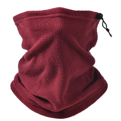 Soe kaelasall õues talvine soe ringmähis fliisist snood sall suusa balaclava müts