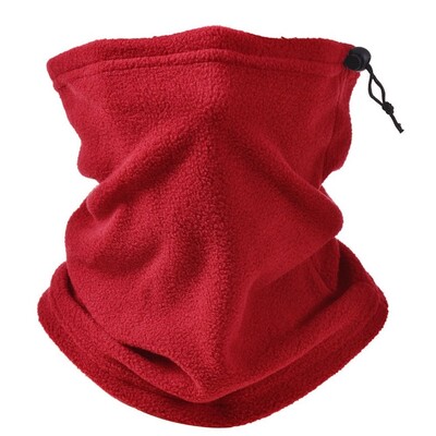 Soe kaelasall õues talvine soe ringmähis fliisist snood sall suusa balaclava müts