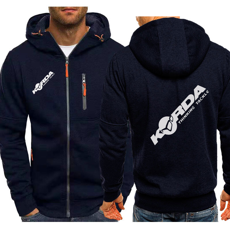 2023 Hanorace pentru bărbați inspirate de Korda Tribute Casual cu fermoar Hanorace Pescuit Crap Hanorace Jachetă Trening Moda Topuri confortabile