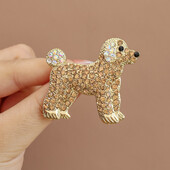 Unikāla dizaina spīdīgas Rhinestone suņu saktas sievietēm vīriešiem Izsmalcināti dzīvnieki, uzvalks mētelis BFF rotaslietas aksesuāri