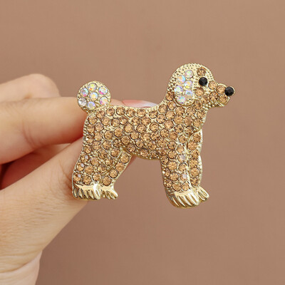 Unikāla dizaina spīdīgas Rhinestone suņu saktas sievietēm vīriešiem Izsmalcināti dzīvnieki, uzvalks mētelis BFF rotaslietas aksesuāri