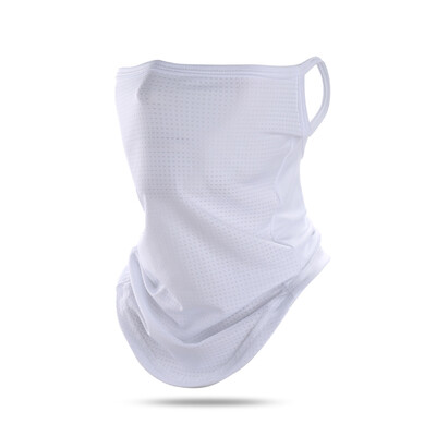 Bărbați Sporturi de vară Bandane din mătase de gheață din plasă neagră Alergare Esarfă cu tub Drumeții Schi Pescuit Vânătoare Ciclism Snowboard Esarfe moi Femei