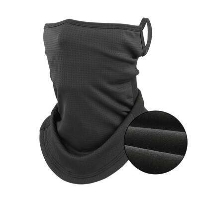 Bărbați Sporturi de vară Bandane din mătase de gheață din plasă neagră Alergare Esarfă cu tub Drumeții Schi Pescuit Vânătoare Ciclism Snowboard Esarfe moi Femei