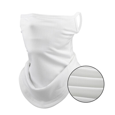 Bărbați Sporturi de vară Bandane din mătase de gheață din plasă neagră Alergare Esarfă cu tub Drumeții Schi Pescuit Vânătoare Ciclism Snowboard Esarfe moi Femei