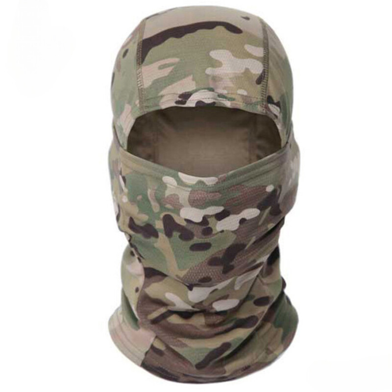 Terepszínű balaclava teljes arcmaszk sí kerékpár kerékpáros fejvédő sál Airsoft sapka férfi