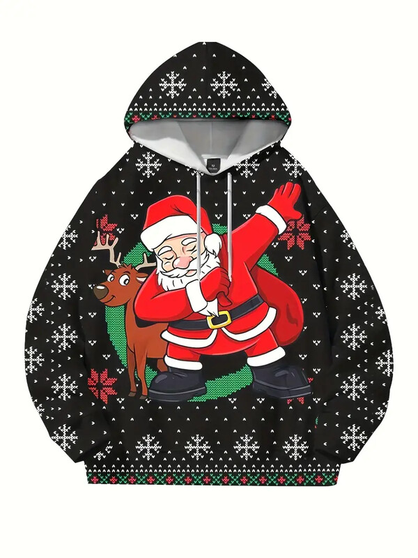 Smieklīgs vīriešu jaukums Ziemassvētku 3D drukas krekls Modes sporta krekls ar īsām piedurknēm āra ikdienišķs lielizmēra vīriešu apģērbs ikdienas valkāšanai