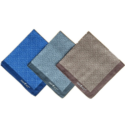 3db 43x43cm Vintage klasszikus kockás nyomtatott férfi zsebkendők zseb Hankies puha pamut izzadság négyzet alakú törölközők esküvői parti ajándék