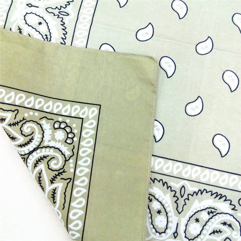 1 tk polüesterpuuvillane india pähkli lill Hip-hop bandaanid naistele tasku kandiline pea kaela sall käepael meeste taskurätik