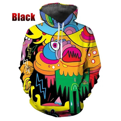 Hanorace noi Tapiserie psihedelică Model retro Hippie Mandala Tapiserie boemă Etnic Abstracte Hanorace complicate Pulover