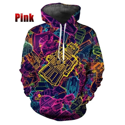 Hanorace noi Tapiserie psihedelică Model retro Hippie Mandala Tapiserie boemă Etnic Abstracte Hanorace complicate Pulover