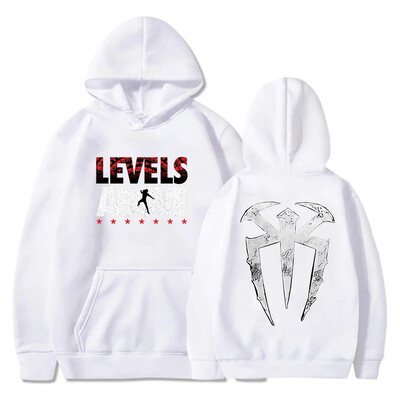 Mikina s kapucňou Roman Reigns Levels Above s dlhým rukávom, streetwear, dámska mikina s kapucňou, módne oblečenie