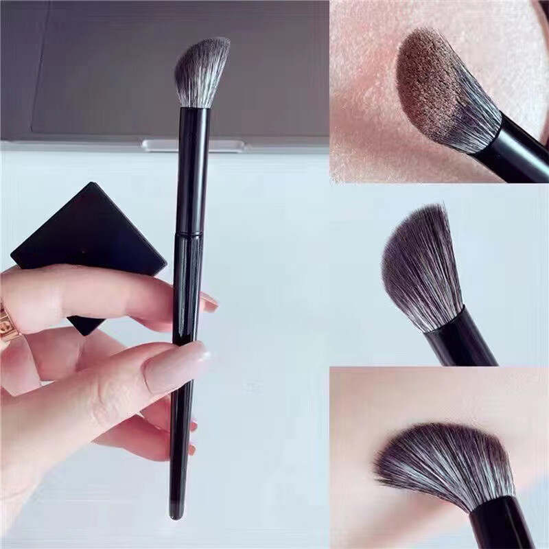 Štetec na nosové tiene, šikmé štetce na kontúrovanie, očné tiene, silueta nosa, kozmetické miešanie, štetec na korektor, nástroje na líčenie