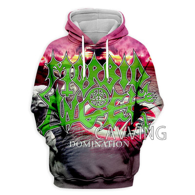 Moda nouă Imprimare 3D Morbid Angel Rock Hanorace cu glugă Hanorace cu glugă Harajuku Hanorace Topuri Îmbrăcăminte pentru femei/bărbați H01