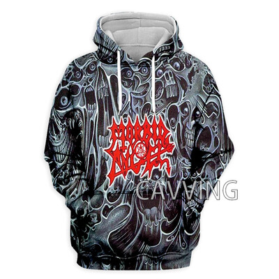Moda nouă Imprimare 3D Morbid Angel Rock Hanorace cu glugă Hanorace cu glugă Harajuku Hanorace Topuri Îmbrăcăminte pentru femei/bărbați H01