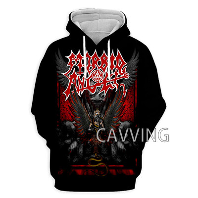 Moda nouă Imprimare 3D Morbid Angel Rock Hanorace cu glugă Hanorace cu glugă Harajuku Hanorace Topuri Îmbrăcăminte pentru femei/bărbați H01