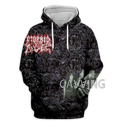 Moda nouă Imprimare 3D Morbid Angel Rock Hanorace cu glugă Hanorace cu glugă Harajuku Hanorace Topuri Îmbrăcăminte pentru femei/bărbați H01