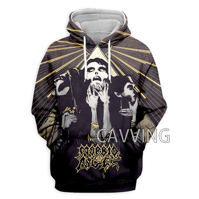 Moda nouă Imprimare 3D Morbid Angel Rock Hanorace cu glugă Hanorace cu glugă Harajuku Hanorace Topuri Îmbrăcăminte pentru femei/bărbați H01
