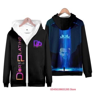 2024. g. populārs Jūl. C`est Pas Des Lol Kapucis ar rāvējslēdzēju Harajuku Ikdienas sporta krekli Apģērbi Vīriešu/sieviešu Topi Kawaii Zēniem/meitenēm Pulovers