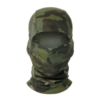 Tactical Airsoft Full Face Balaclava Paintball Ποδηλασία Ποδηλασία Κασκόλ πεζοπορίας Ψάρεμα Snowboard Μάσκες σκι Καπέλο κουκούλας άνδρες γυναίκες