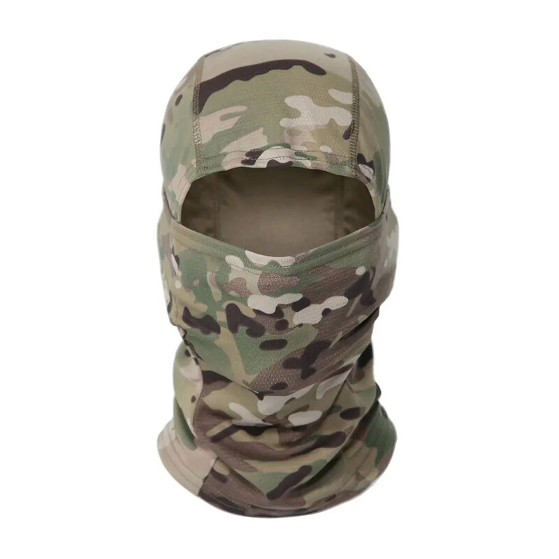 Taktická airsoftová celotvárová kukla, paintball, cyklistika, cyklistika, turistika, šatka, rybolov, snowboard, lyžovanie, masky, kapucňa, klobúk pre mužov a ženy