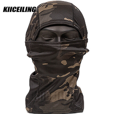 KIICEILINGi suvine kamuflaaž Balaclava mask, matkasallid, taktikaline mask, õhuke, sõjamäng, jalgrattamüts, mitmekaameraga bandana