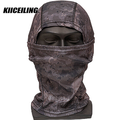 KIICEILINGi suvine kamuflaaž Balaclava mask, matkasallid, taktikaline mask, õhuke, sõjamäng, jalgrattamüts, mitmekaameraga bandana