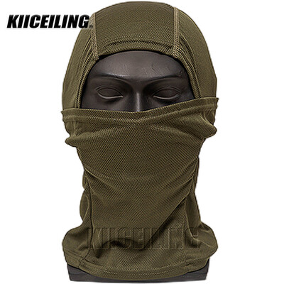 KIICEILINGi suvine kamuflaaž Balaclava mask, matkasallid, taktikaline mask, õhuke, sõjamäng, jalgrattamüts, mitmekaameraga bandana