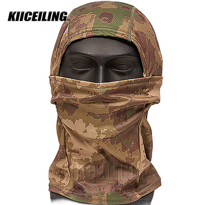 KIICEILINGi suvine kamuflaaž Balaclava mask, matkasallid, taktikaline mask, õhuke, sõjamäng, jalgrattamüts, mitmekaameraga bandana