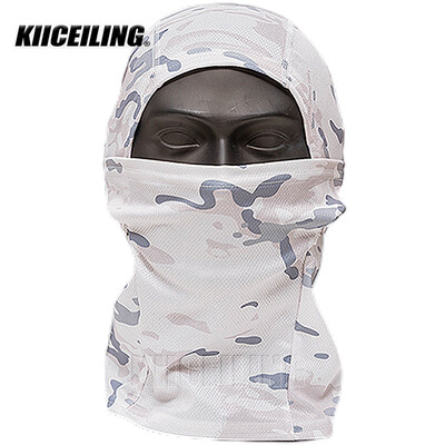 KIICEILINGi suvine kamuflaaž Balaclava mask, matkasallid, taktikaline mask, õhuke, sõjamäng, jalgrattamüts, mitmekaameraga bandana