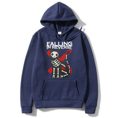Falling in Reverse Cat Graphic kapuuts Meeste naiste gooti vabaaja ülisuur kampsun Meeste vintage tänavarõivad Meeste puuvillased kapuutsid