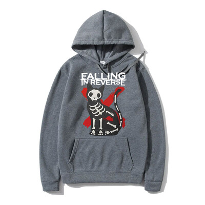 Falling in Reverse Cat Graphic kapuuts Meeste naiste gooti vabaaja ülisuur kampsun Meeste vintage tänavarõivad Meeste puuvillased kapuutsid