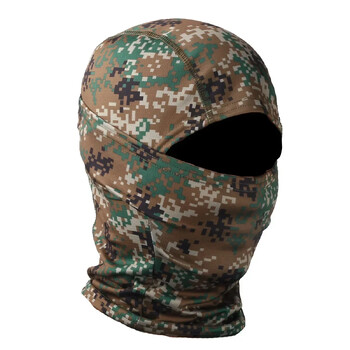 Molle Camouflage Balaclava Ποδηλασία εξωτερικού χώρου Ψάρεμα Κυνηγετικό καπέλο με κουκούλα Προστασία ανδρικής μάσκας προσώπου Tactical Balaclava