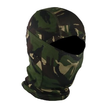 Molle Camouflage Balaclava Ποδηλασία εξωτερικού χώρου Ψάρεμα Κυνηγετικό καπέλο με κουκούλα Προστασία ανδρικής μάσκας προσώπου Tactical Balaclava