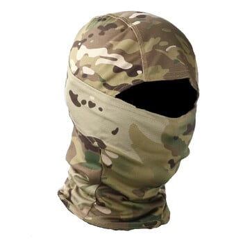 Molle Camouflage Balaclava Ποδηλασία εξωτερικού χώρου Ψάρεμα Κυνηγετικό καπέλο με κουκούλα Προστασία ανδρικής μάσκας προσώπου Tactical Balaclava