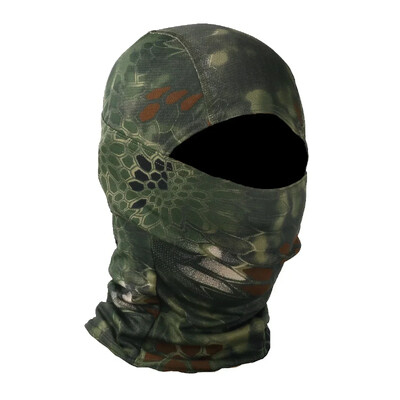 Taktická kukla Molle Camouflage, kukla na vonkajšiu cyklistiku, rybárčenie, poľovníctvo, kapucňa, klobúk, ochrana pre mužov